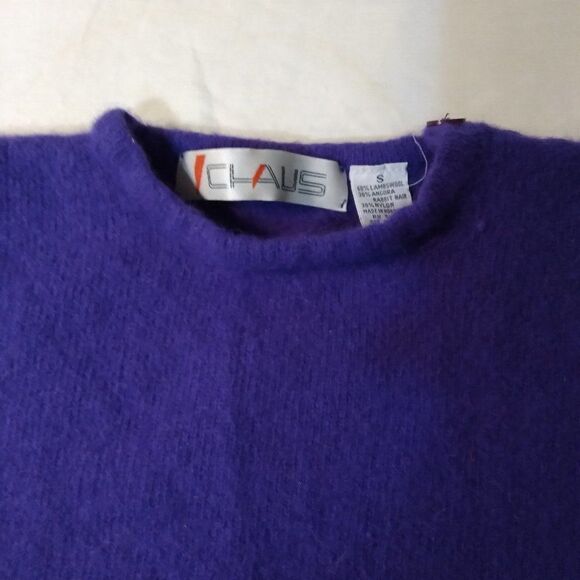 Vintage Chaus Wool Cropped Knit Sweater - Picture 3 of 10
